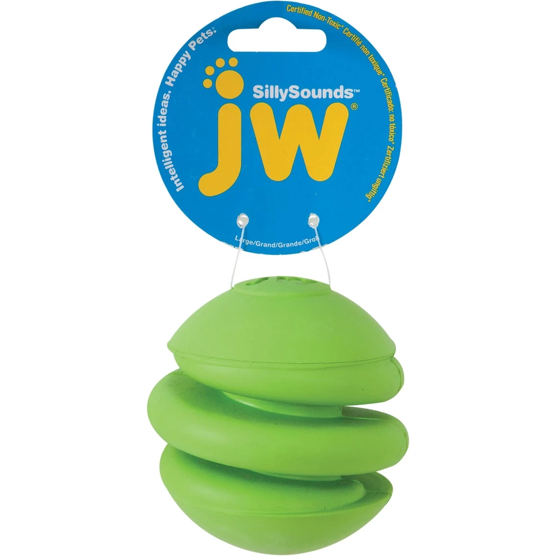Discount ???? Petmate JW Silly Sounds Spring Ball - Large ????
