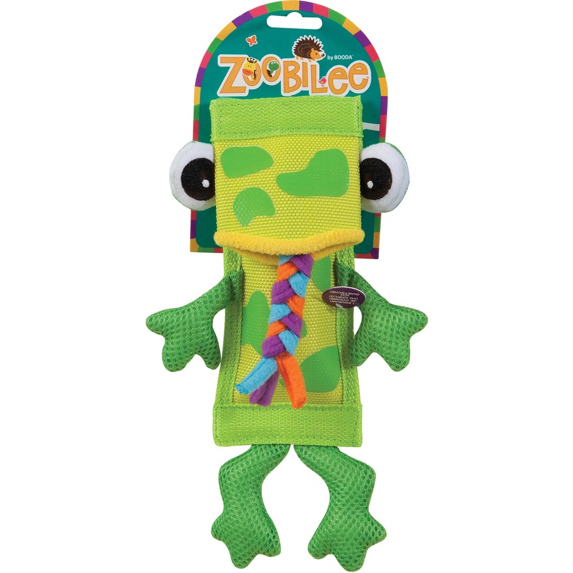 Discount ???? Petmate Zoobilee Firehose Frog Plush ???? Dog Toy ????