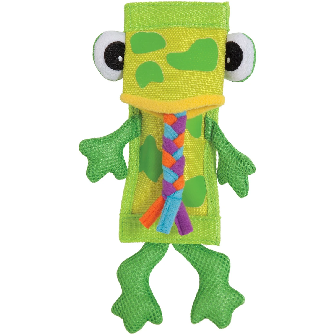 Discount ???? Petmate Zoobilee Firehose Frog Plush ???? Dog Toy ???? - Image 2