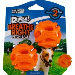 Budget ⭐ Petmate Chuckit! Breathe Right Fetch Ball Small ???? Dog Toy, 2 Pk. ????