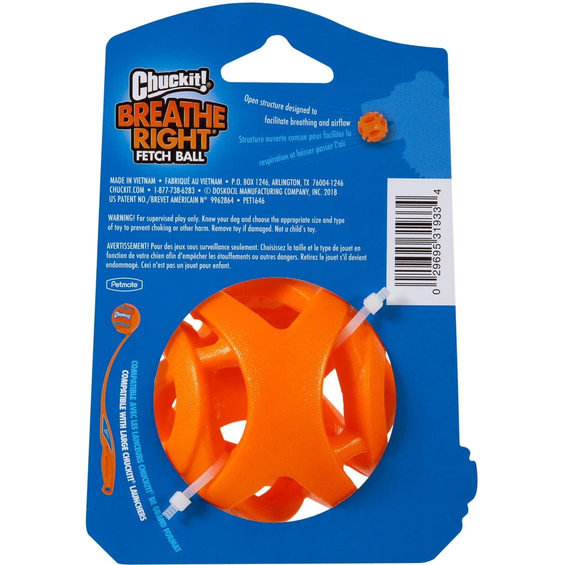Best deal ???? Petmate Chuckit Breathe Right Fetch Ball ???? Dog Toy, Large ???? - Image 2