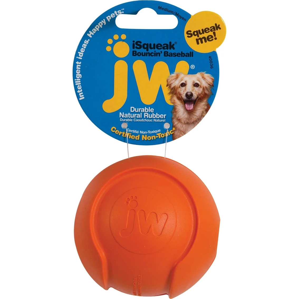 New ???? Petmate JW ISqueak Bouncin' ⚾ Baseball ???? Dog Toy, Medium ????