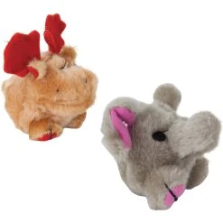 Best Pirce ???? Petmate Zoobilee Squatters Moose And Elephant Plush ???? Dog Toys, Small ⭐