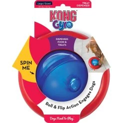 Best Sale ???? Kong Gyro Treat Dispensing ???? Dog Toy For Large ???? Dogs ????