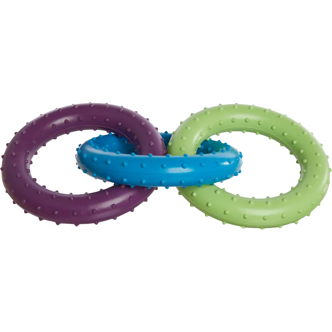Coupon ✨ Leaps & Bounds Spiny 3 Ring ???? Dog Chew Toy, Medium ????
