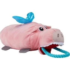 Best Sale ???? Leaps & Bounds Piglet In The Sky Plush And Rope ???? Dog Toy, Medium ????