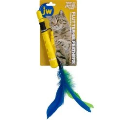 Buy ???? Petmate JW Flutteree Feathers Telescopic Wand Cat Toy ????