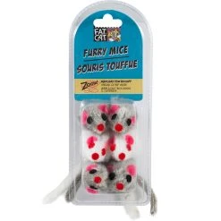 Cheapest ???? Petmate Fur Catnip Mice Cat Toys 6 Pk., Small ????