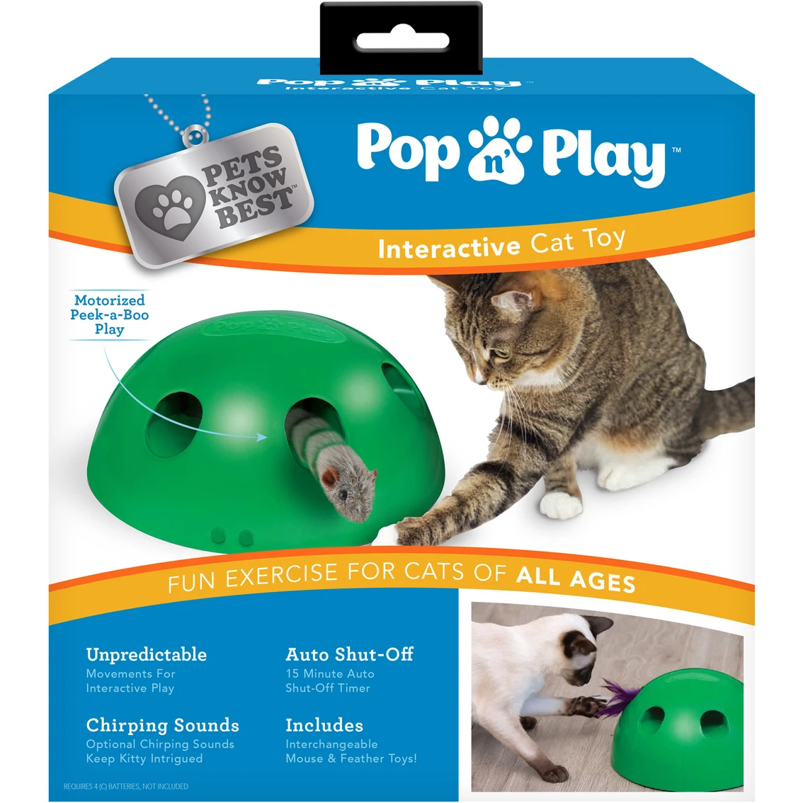 Best deal ???? Pet’s Knows Best Pets Know Best Pop N Play Cat Toy ???? - Image 10