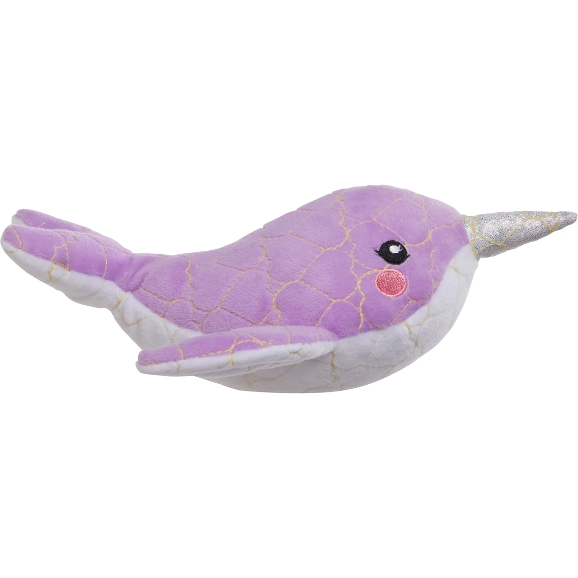 Best reviews of ???? Leaps & Bounds Ruffest & Tuffest Narwhal Tough Plush Toy, Medium ???? - Image 2