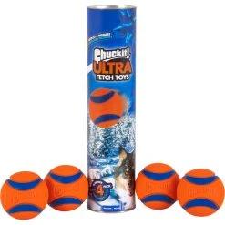 Best Sale ???? Petmate ChuckIt! UltraBall Canister Medium 4 Pk. ????