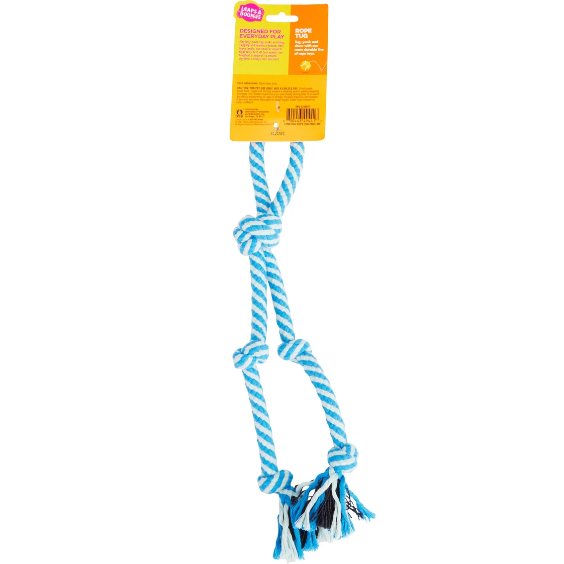 Deals ???? Leaps & Bounds Blue & Multicolor Rope ???? Dog Toy With Handle ????