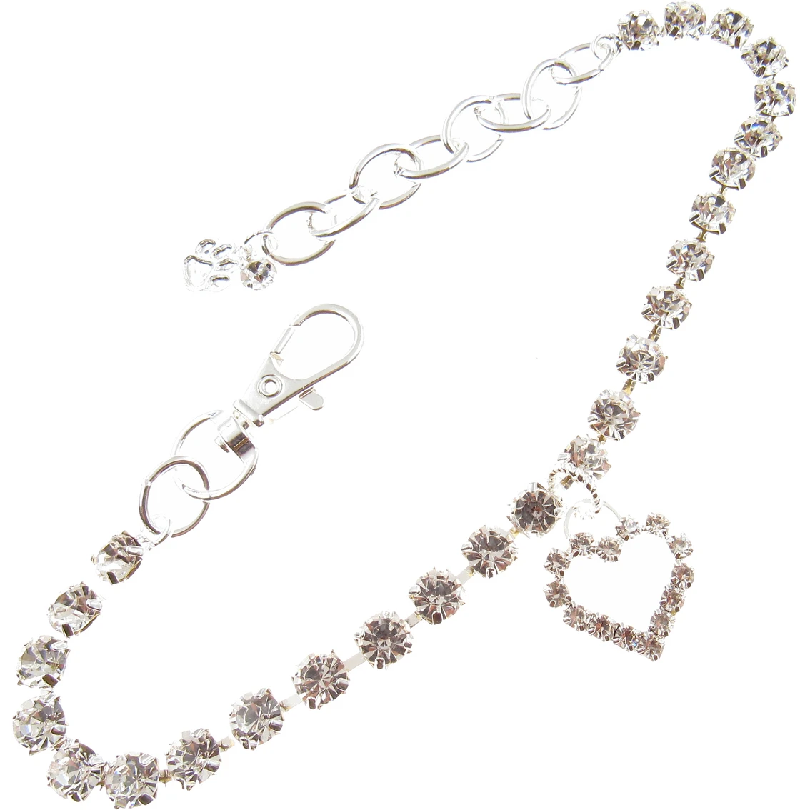 Budget ???? Buddy G's Rhinestone Collar With Heart ????