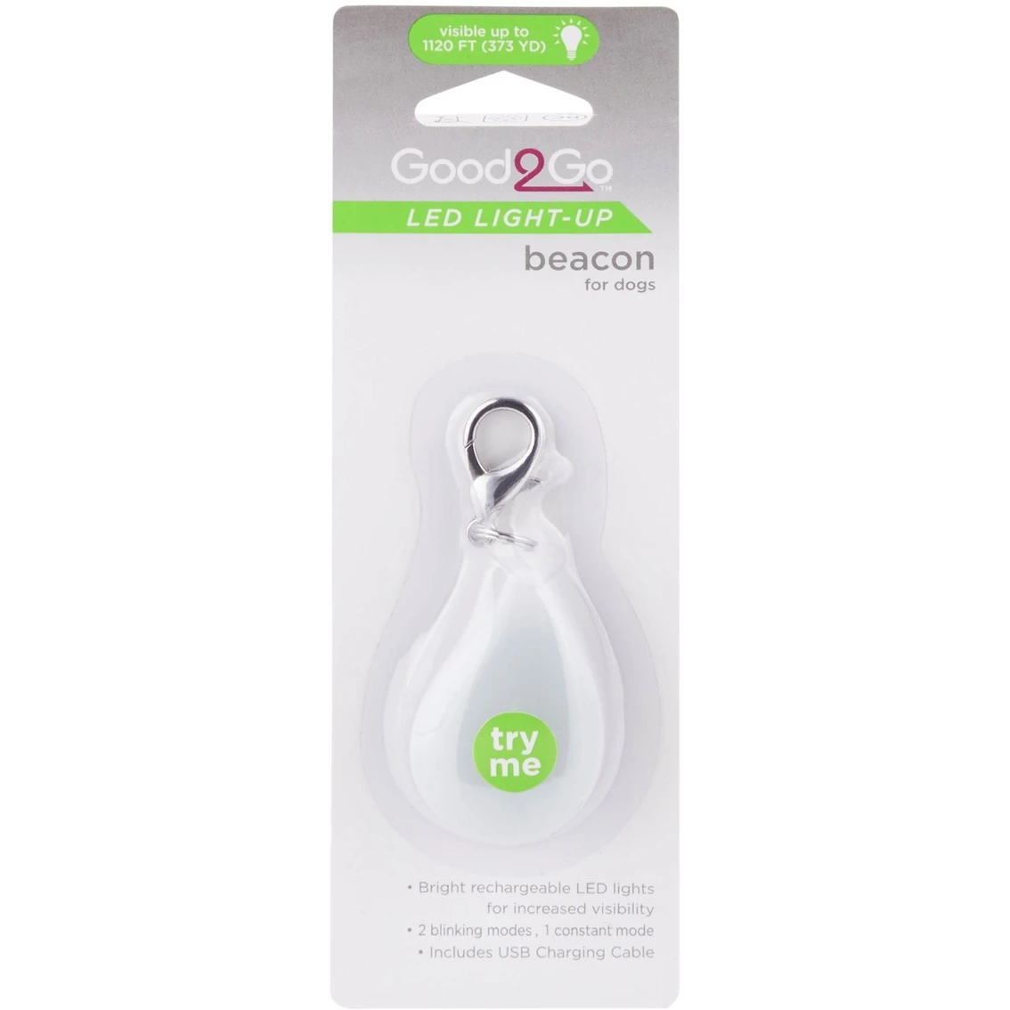 Buy ???? Youly Good2Go LED Light Up Beacon For ???? Dogs, White ❤️