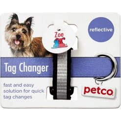 Budget ???? Petco Reflective Easy Tag Change ???? Dog ID Tag Fastener, 2 In. ????