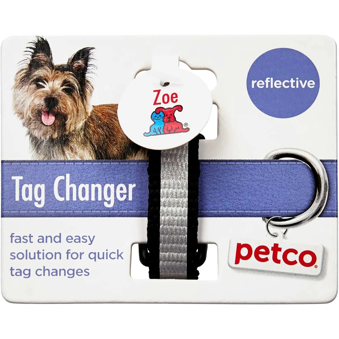 Budget ???? Petco Reflective Easy Tag Change ???? Dog ID Tag Fastener, 2 In. ????