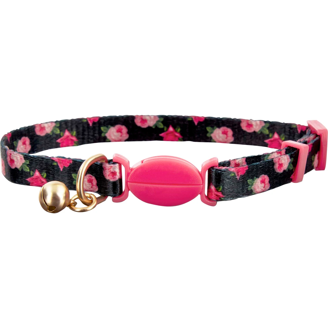 Best Pirce ???? Good 2 Go Pink Rose Print Cat Collar β