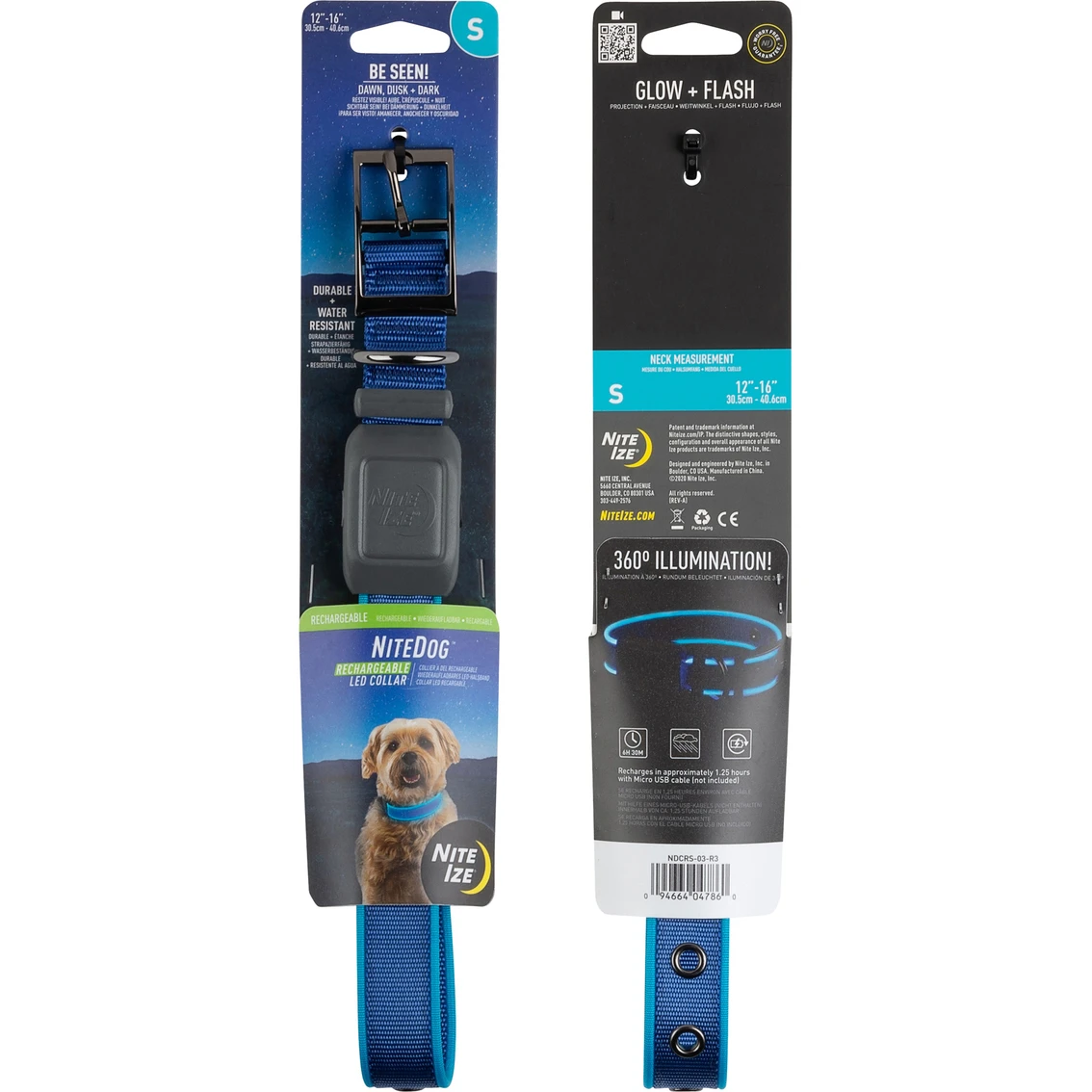 Best deal ✔️ Nite Ize Nite ???? Dog Rechargeable Small LED Collar, Blue And Blue LED ????