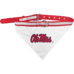 Outlet ???? Pets First NCAA Mississippi Rebels Collar Bandana ????