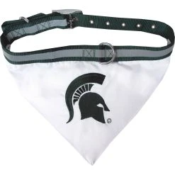 Discount ⌛ Pets First NCAA Michigan State Spartans Collar Bandana ????