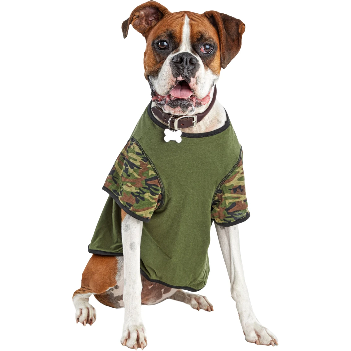 Outlet ???? Petco Bond & Co. Furry Boss Camo ???? Dog Tee ???? - Image 6