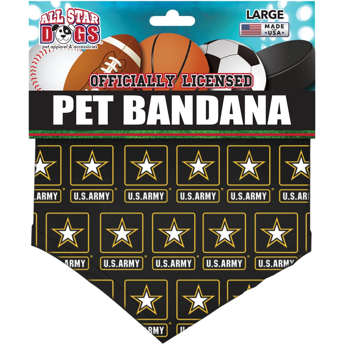 Budget ???? All Star ???? Dogs Sublimated All Over Print Pet Bandana ????