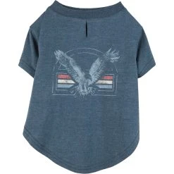 Discount ✔️ Reddy Blue Vintage Eagle Graphic ???? Dog Tee ⭐