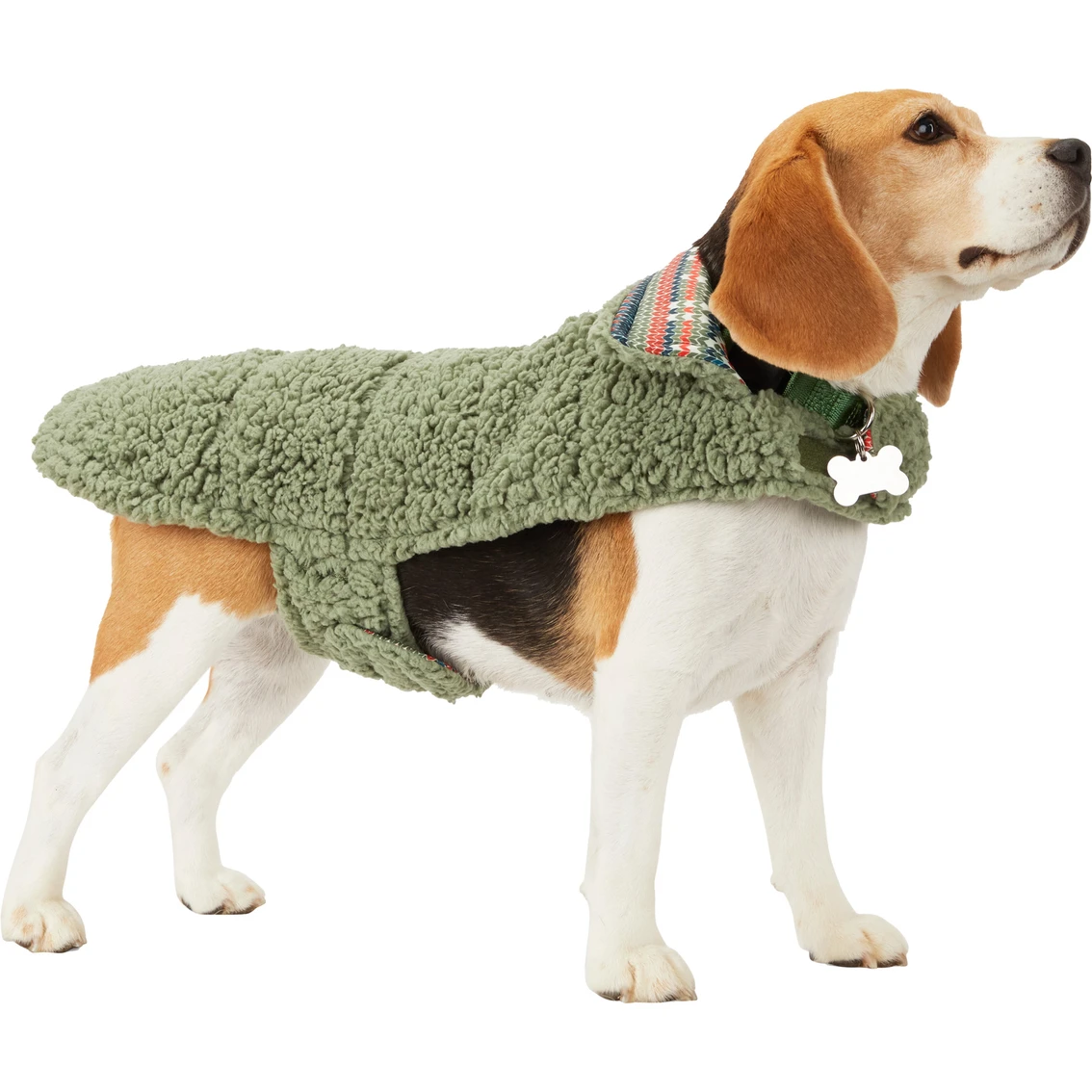 Coupon ???? Youly The Nature Lover Olive And Multicolor Reversible ???? Dog Puffer ???? Coat ????