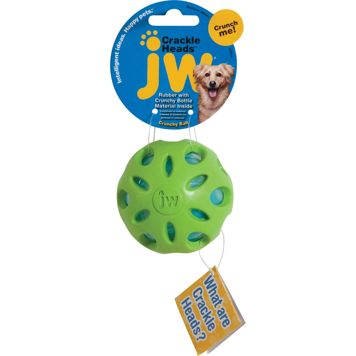 Brand new ???? JW Crackle Heads Ball ???? Dog Toy ????